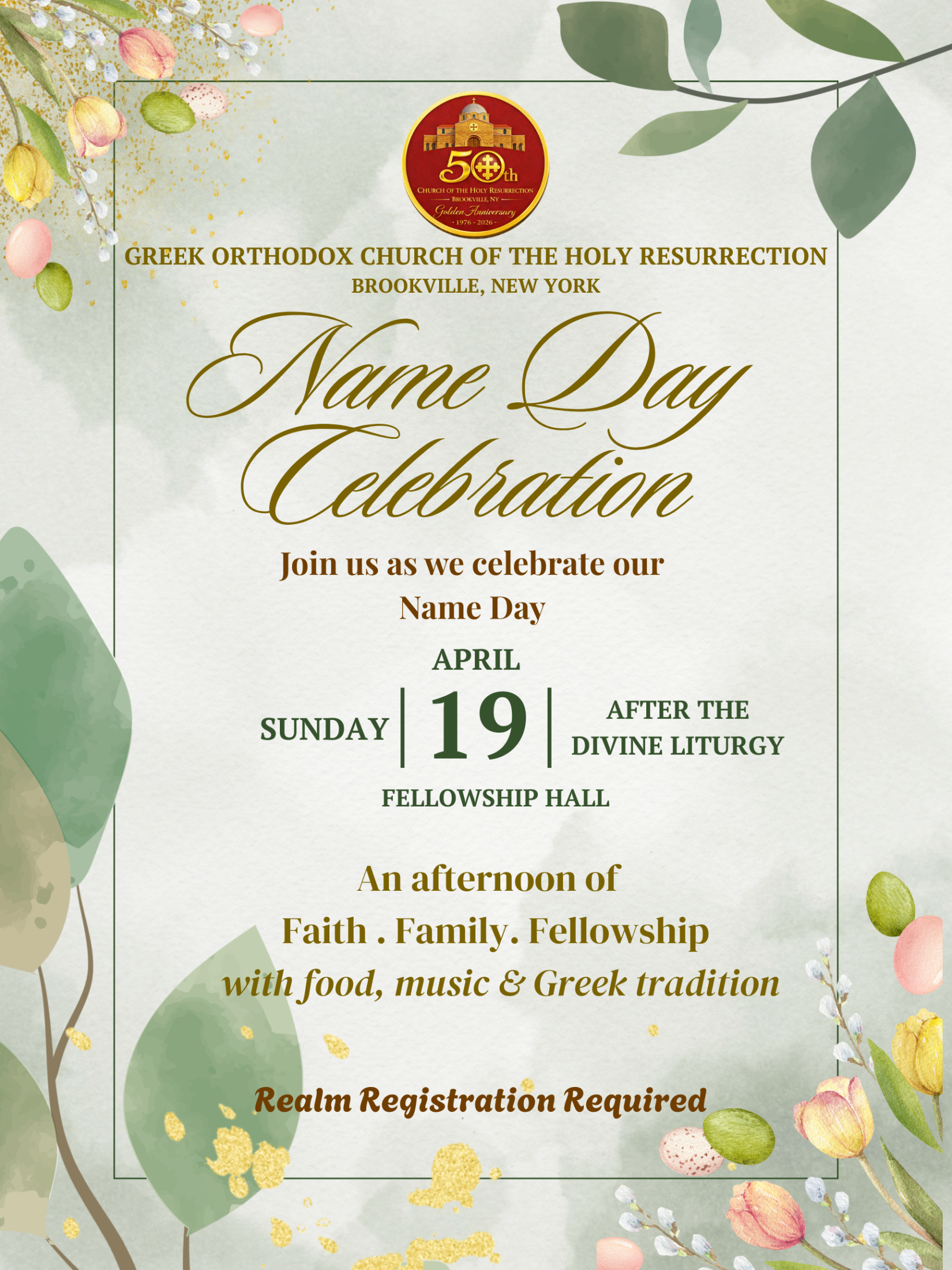 Name Day Celebration!