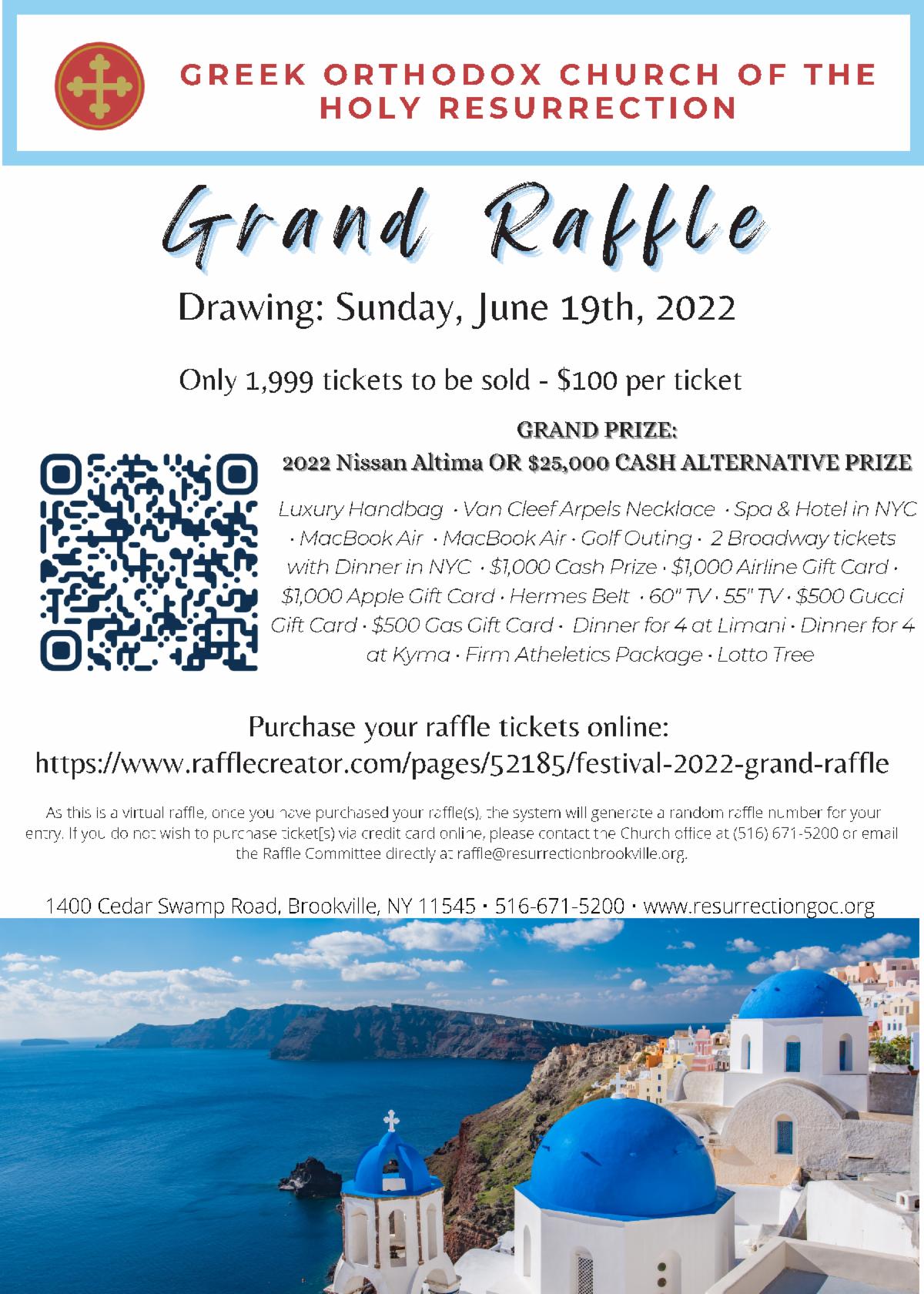 Support our Grand Raffle! 