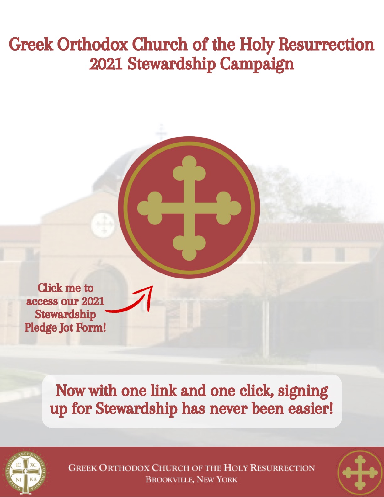 SIGN UP and offer your STEWARDSHIP today!  